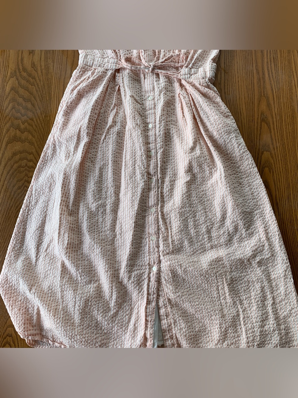 Loft Cotton Seersucker Dress - Picture 3 of 6
